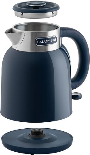 Чайник электрический Galaxy Line GL 0363 1.5л. 1800Вт синий корпус: нерж.сталь/пластик (7010103635) фото 3