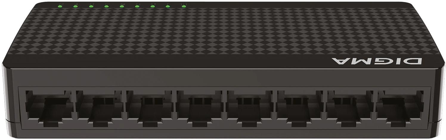 Коммутатор Digma DSW-108GE DSW-108GEV2 (L2) 8x1Гбит/с неуправляемый фото 8