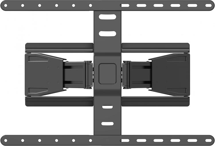 Кронштейн для телевизора Hyundai SL-F1 черный 43"-90" макс.50кг настенный поворотно-выдвижной и наклонный фото 1