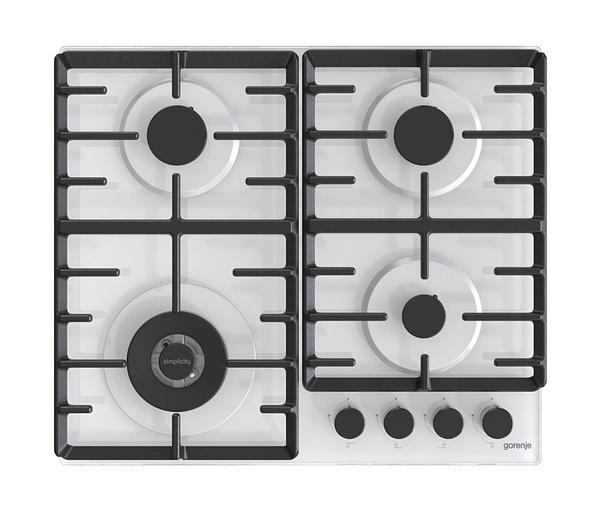 Газовая варочная поверхность Gorenje Simplicity GTW642SYW белый фото 1