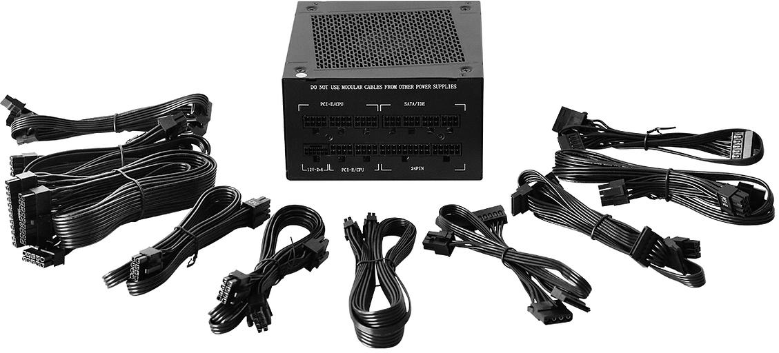 Блок питания Bloody ATX 1250W BD-PS1250P 80+ platinum (20+4pin) APFC 120mm fan 12xSATA Cab Manag RTL фото 2