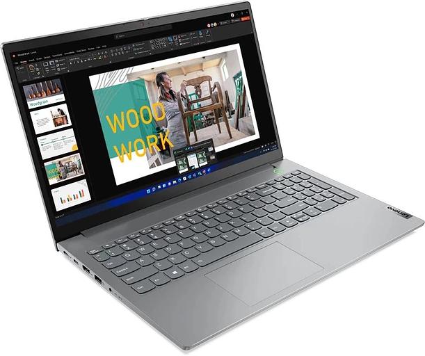 Ноутбук Lenovo Thinkbook 15 G4 IAP Core i7 1255U 8Gb SSD512Gb Intel Iris Xe graphics 15.6" TN FHD (1920x1080) Windows 11 Professional grey WiFi BT Cam (21DJ00SUUS) фото 2