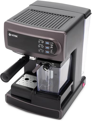 Кофеварка рожковая Vitek VT-1517 1238Вт фиолетовый фото 7