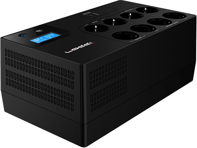 Источник бесперебойного питания Ippon Kirpich 850 480Вт 850ВА черный фото 2