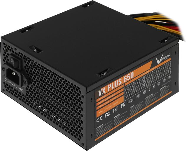 Блок питания Formula ATX 650W AC VX PLUS (20+4pin) 120mm fan 3xSATA RTL фото 1