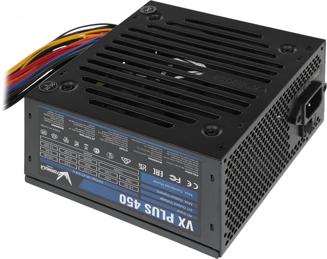 Блок питания Formula ATX 450W AC VX PLUS (20+4pin) 120mm fan 2xSATA RTL фото 2
