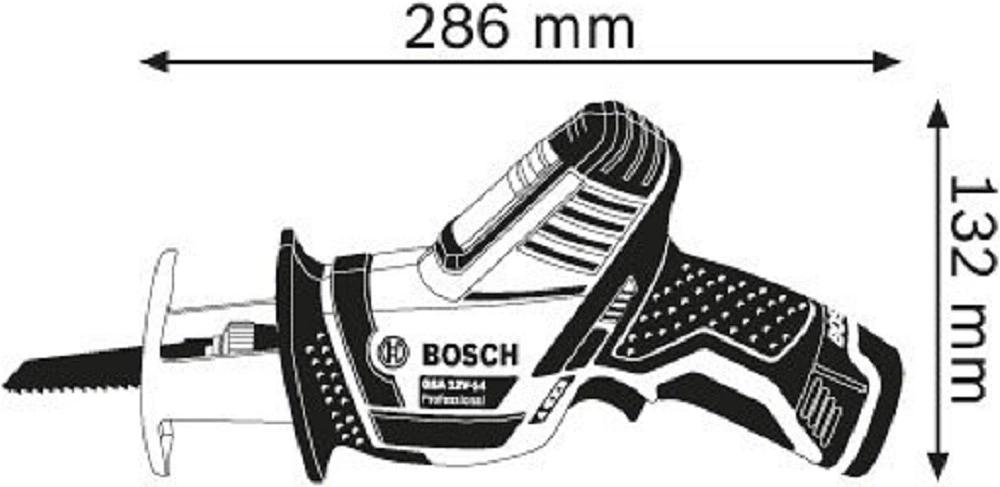 Сабельная пила Bosch GSA 10,8V-LI 12Вт аккум. 3000ход/мин (060164L902) фото 5