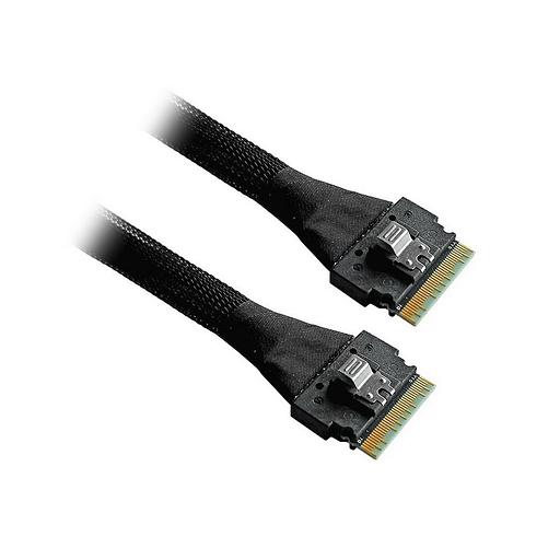 Кабель Amphenol RSL74-7650 Slimline SASx8 (SFF8654) -to- Slimline SASx8 (SFF8654), 67CM (C5454) фото 1