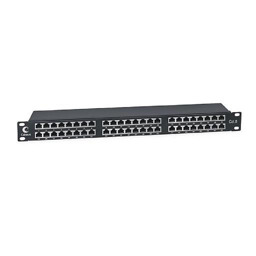 CABEUS PLHD-48-CAT.6-SH-DUAL IDC-1U ПАТЧ-ПАНЕЛЬ ВЫСОКОЙ ПЛОТНОСТИ 19", 1U, 48 ПОРТОВ RJ-45, КАТЕГОРИЯ 6, ПОЛНОСТЬЮ ЭКРАНИРОВАННАЯ, DUAL IDC фото 1