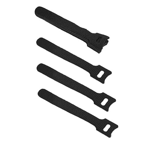 Cabeus CLAMP-125-BK Хомут для кабеля, липучка с мягкой застежкой, 125x14 мм, черный (10 шт.) фото 1