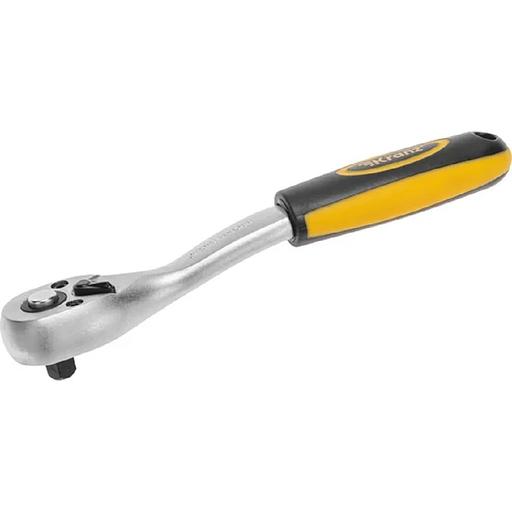 Kranz (KR-12-8403) Ключ-трещотка для торцовых головок 1/4, CrV, 72 зубца фото 1