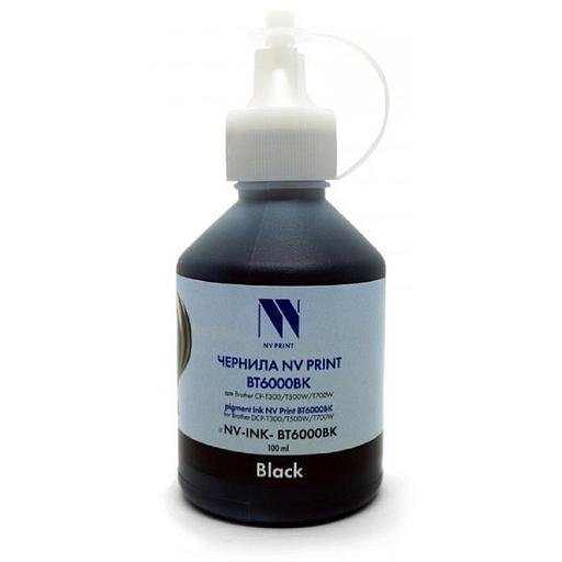 Чернила NV PRINT пигментные BT6000BK для Brother DCP-T300/T500W/T700W, MFC-T800W (100 мл) Black совместимые фото 1