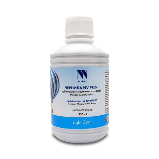 Чернила NV PRINT сублимационные NV-INK250LCSb для аппаратов Epson, Mimaki, Mutoh, Roland (250ml) Light Cyan фото 1