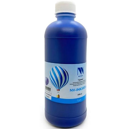 Чернила NV PRINT экосольвентные NV-INK500CEco для аппаратов Epson, Mimaki, Mutoh, Roland (500ml) Cyan фото 1