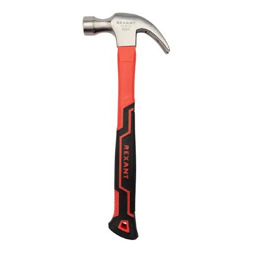 Rexant (12-8121) Молоток-гвоздодер 450г фибергласовая рукоятка фото 1