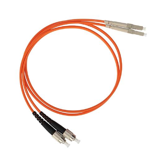 Rexant (50-3267) Патч-корд оптический переходной (MM), 50/125 (OM2), LC/UPC-FC/UPC, (Duplex), LSZH, 1м фото 1