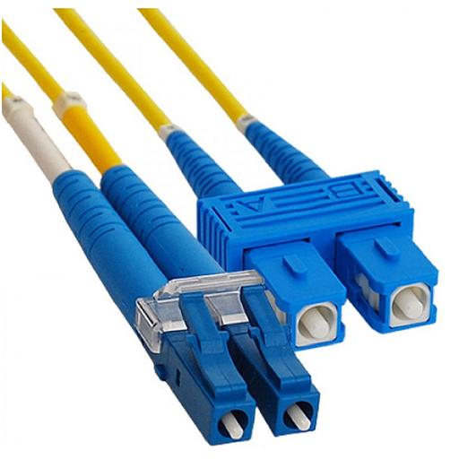 Rexant (50-2409) Патч-корд оптический переходной (SM), 9/125 (OS2), LC/UPC-SC/UPC, (Duplex), LSZH, 1м фото 1