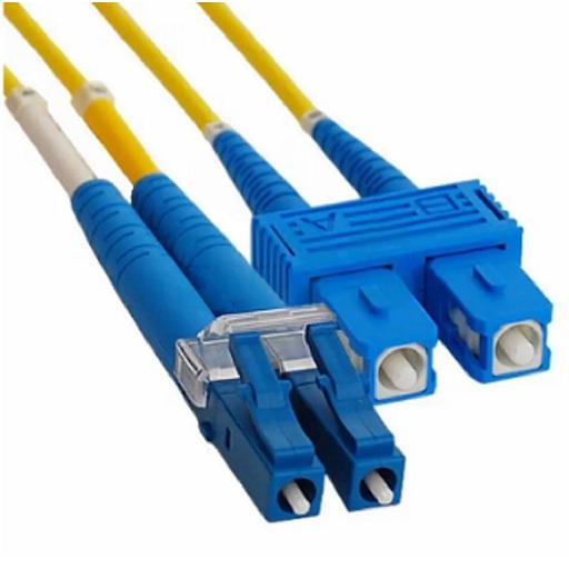 Rexant (50-2411) Патч-корд оптический переходной (SM), 9/125 (OS2), LC/UPC-SC/UPC, (Duplex), LSZH, 3м фото 1