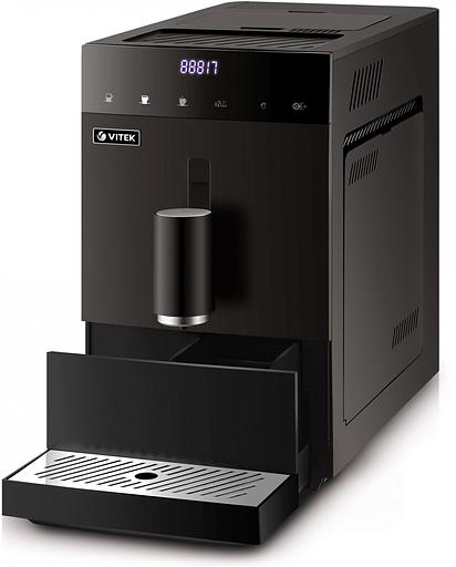 Кофемашина Vitek Metropolis VT-8700 1350Вт черный фото 8