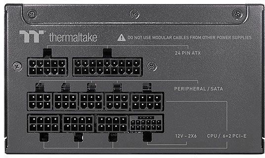 Блок питания Thermaltake ATX 750W Toughpower GT Gen.5 80+ gold (20+4pin) APFC 140mm fan 9xSATA Cab Manag RTL фото 4