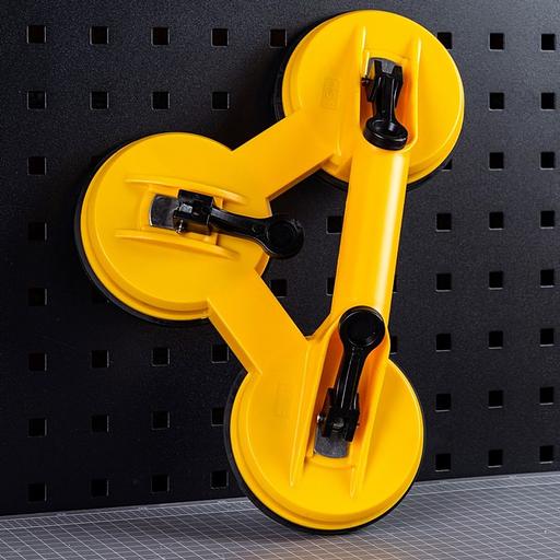 Присоски Deli Присоска для стекла (стеклодомкрат) тройная Deli DL-XP23 3*118мм, грузоподъемность 120кг фото 7