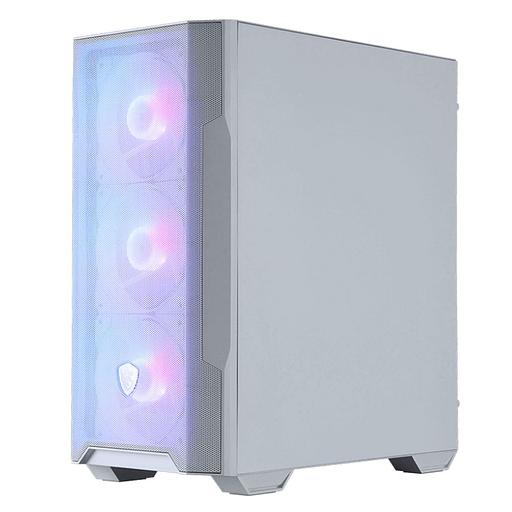Корпус MSI MAG FORGE M100R WHITE Mini-Tower, MATX, 1xUSB 3.0, 2xUSB 2.0, 4x120mm ARGB Fan, ARGB Control Board, Tempered Glass Window, Brown Box (932220) фото 2