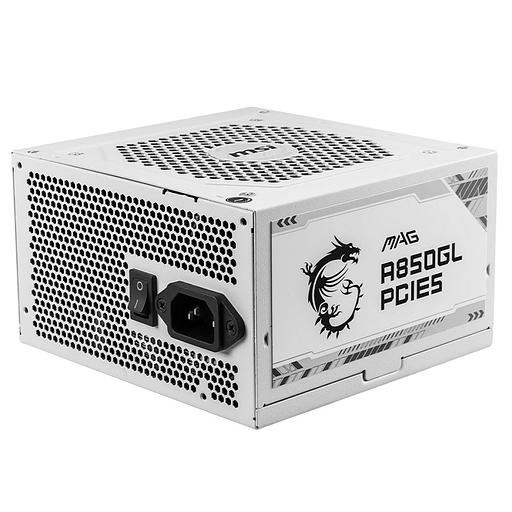 Блок питания MSI MAG A850GL PCIE5 WHITE, 850W, 80+ Gold, полностью модульный, ATX 3.0, PCIE5, RTL фото 2