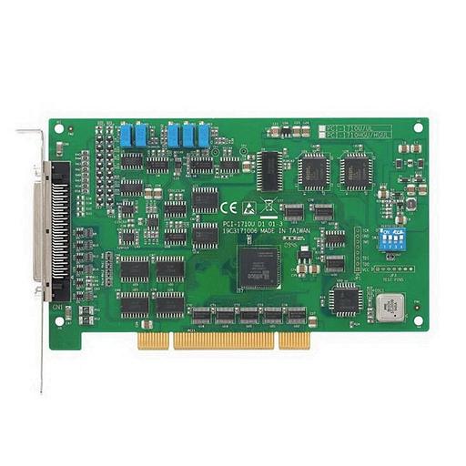 Плата интерфейсная Advantech PCI-1710HGU-DE Advantech Плата ввода-вывода Universal PCI, 16SE/8D AI, 2AO, 16DI, 16DO/ плата аналогового ввода-вывода / 100KS/s 12-bit Multi. Uni. PCI Card / High-gain фото 1