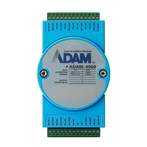 Модуль интерфейсный Advantech ADAM-4069-B Модуль релейного вывода, 8 каналов, Power Relay Output Module with Modbus фото 2