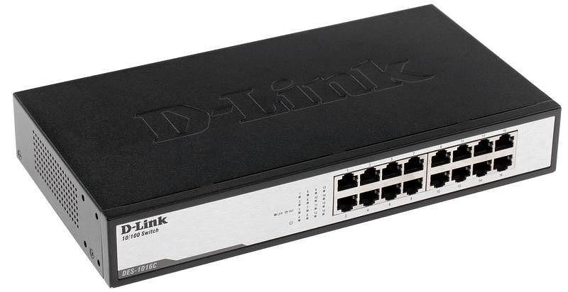 D-Link DES-1016D/H1A Неуправляемый коммутатор с 16 портами 10/100Base-TX и функцией энергосбережения фото 1