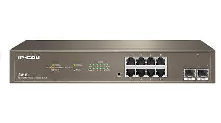 IP-COM G3310F Коммутатор управляемый, 8 портов, 8x1 Гбит/с, SFP 2x1 Гбит/с фото 1