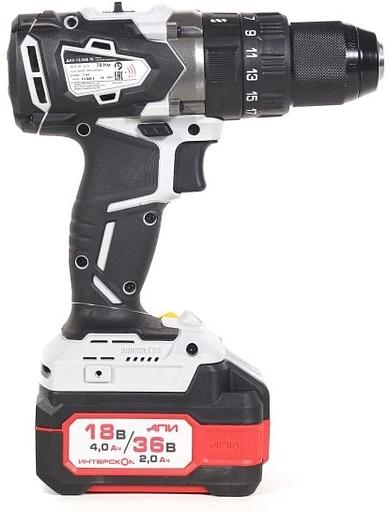 Дрель-шуруповерт Интерскол ДАУ-13/36В 70 аккум. патрон:быстрозажимной (813.2.2.70) фото 3
