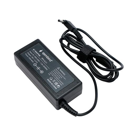 Gembird Блок питания для ноутбуков Asus 19В/2,37А, 45Вт, 1 штекер 4,0х1,35мм (NPA-AC21) фото 1