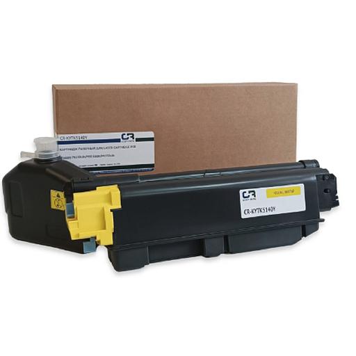 Картридж лазерный CopyRite CR-KYTK5140Y TK-5140Y желтый (5000стр.) для Kyocera P6130cdn/M6030cdn/M65 фото 1