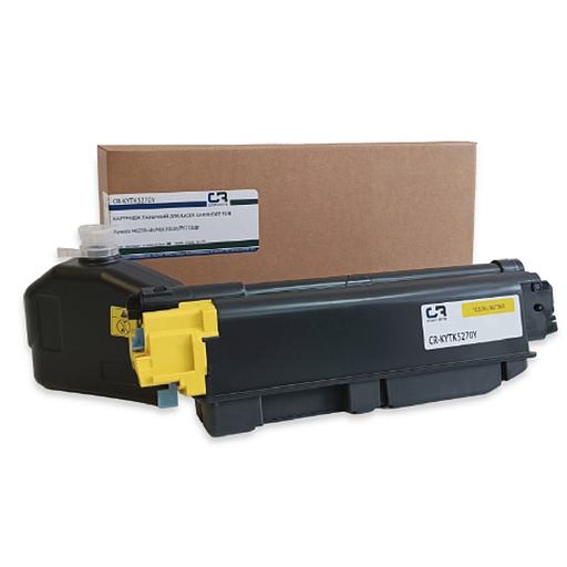 Картридж лазерный CopyRite CR-KYTK5270Y TK-5270Y желтый (6000стр.) для Kyocera M6230cidn/M6630cidn/P фото 1