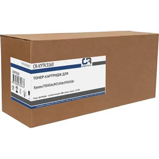 Картридж лазерный CopyRite CR-KYTK3160 TK-3160 черный (12500стр.) для Kyocera P3045dn/M3145dn/M3645d фото 1