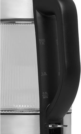 Чайник электрический Vitek VT-7017 1.8л. 2200Вт прозрачный корпус: стекло фото 4