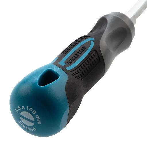 Отвертка, SL5,5x100 мм, S2, 3к рукоятка фото 2