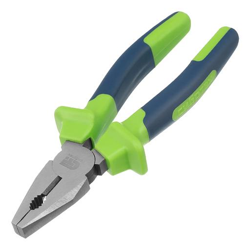 Плоскогубцы комбинированные, 200 мм, двухкомпонентные рукоятки фото 1
