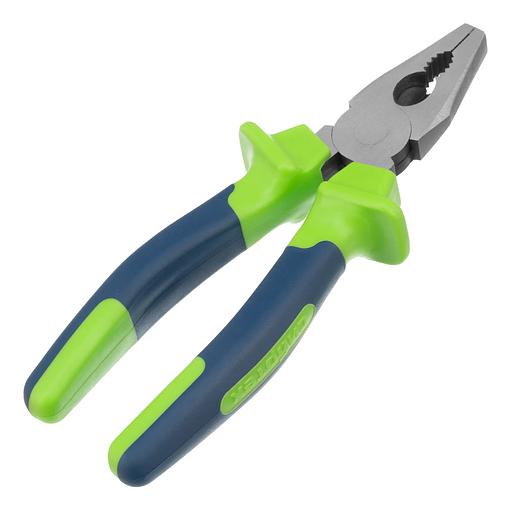 Плоскогубцы комбинированные, 200 мм, двухкомпонентные рукоятки фото 2