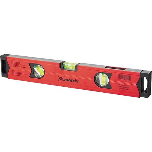 Уровень алюминиевый магнитный, 1000 мм, фрезерованный, 3 глазка (1 зеркальный), усиленный фото 1