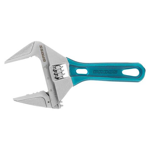 Ключ разводной, 120 мм,CrV, укороченная ручка фото 3