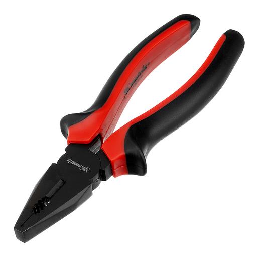Плоскогубцы Black Nickel, 180 мм, комбинированные, двухкомпонентные рукоятки фото 1