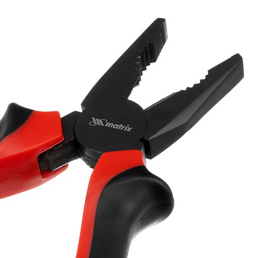 Плоскогубцы Black Nickel, 180 мм, комбинированные, двухкомпонентные рукоятки фото 2