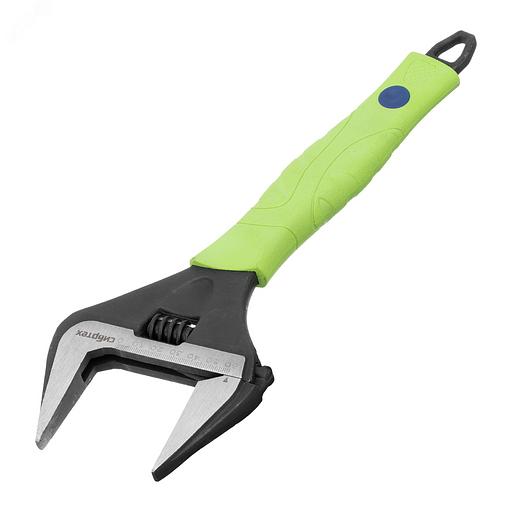 Ключ разводной, тонкие губки, фосфатированый, 300 мм, CrV фото 1