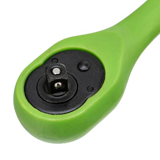 Ключ-трещотка 1/4, CrV, 72 зуба, с быстрым сбросом фото 3