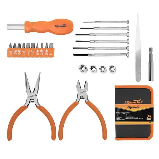 Набор инструментов бытовой, 25 предметов фото 2