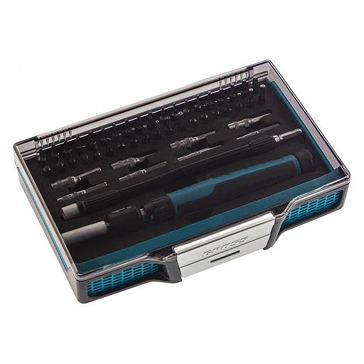 Отвертка-реверс для точн. раб., 48 пред., PH + PZ + SL + HEX + Torx + TT, CrMo, 2к рукоятка фото 3