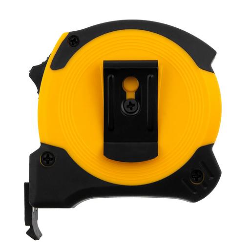 Рулетка 5м х 25мм, двухкомп. корпус, магнитный обрезиненный зацеп фото 3