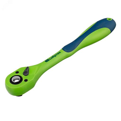 Ключ-трещотка 1/2, CrV, 72 зуба, с быстрым сбросом фото 1